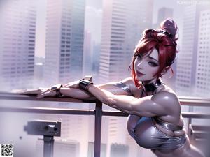 A woman in a white dress sitting on a chair.